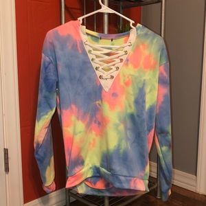 Tie-dye sweatshirt (size S)